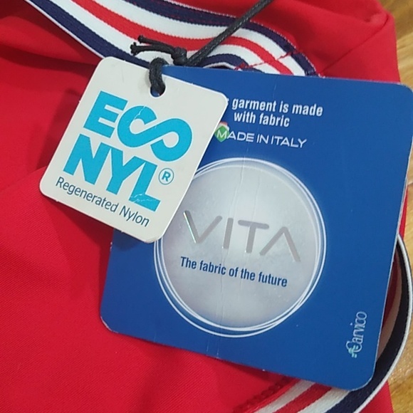 New! Red VDM The Label Izzy High Rise Bikini Bottoms - Picture 4 of 6